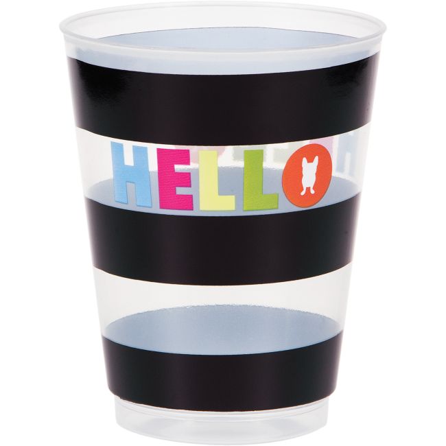 Hello 16 oz Plastic Glasses: Party at Lewis Elegant Party Supplies ...