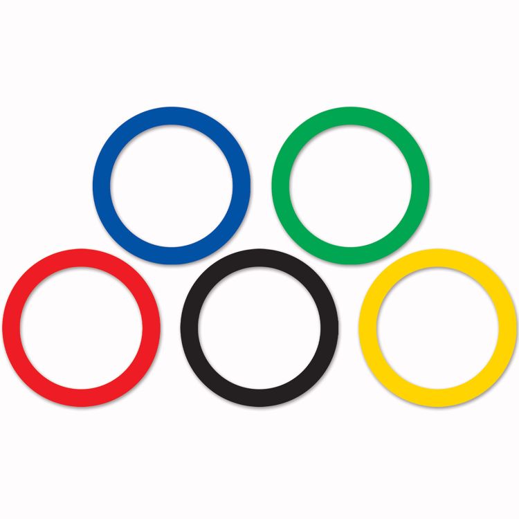 Olympic Sports Party Rings Assortment Cutouts: Party at Lewis Elegant ...