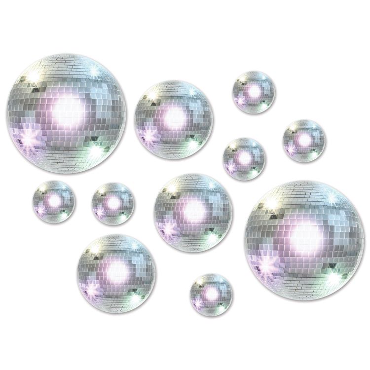Merry and Bright Disco Ball Cut-Outs