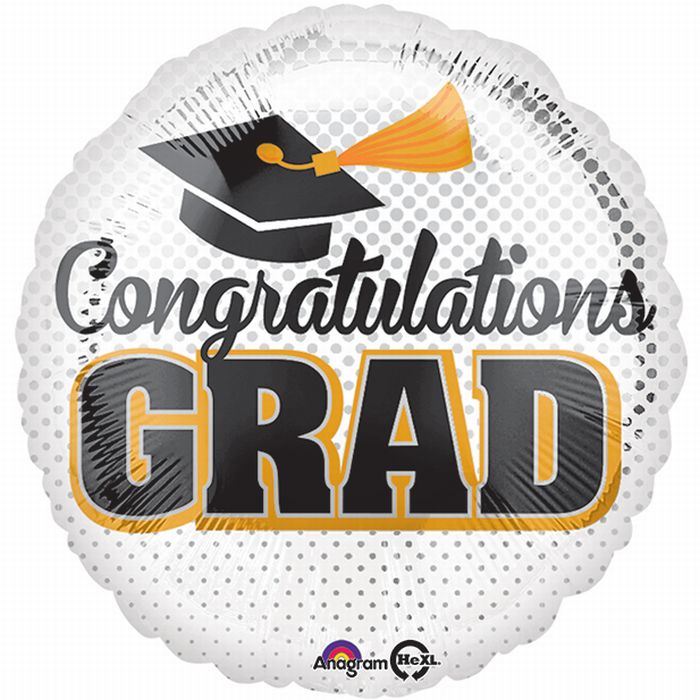 Congratulations Grad Foil Balloon: Party at Lewis Elegant Party ...