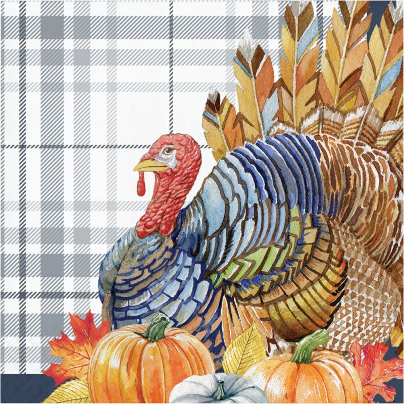 Thanksgiving Elegance 3-Ply Lunch Napkins: Party at Lewis Elegant Party ...