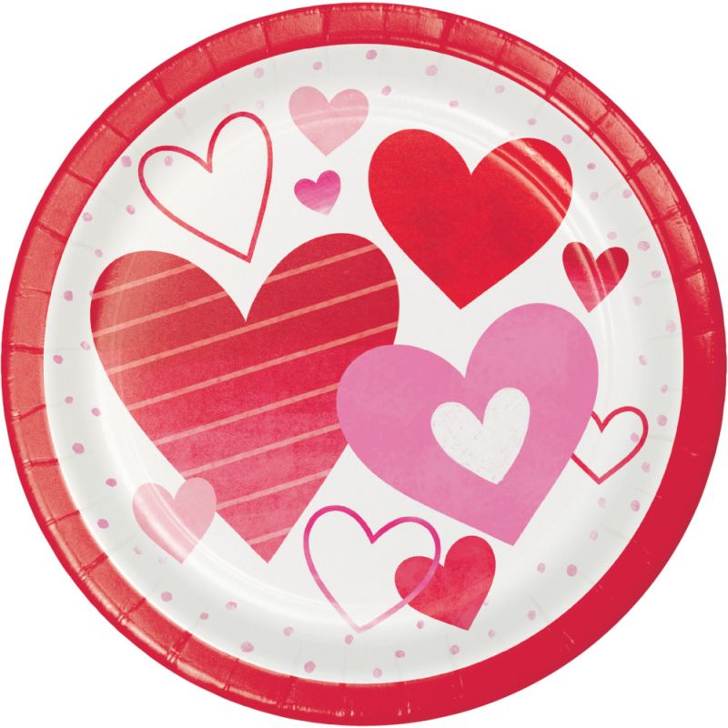 Valentine's Day 9-inch Plates: Party at Lewis Elegant Party Supplies ...