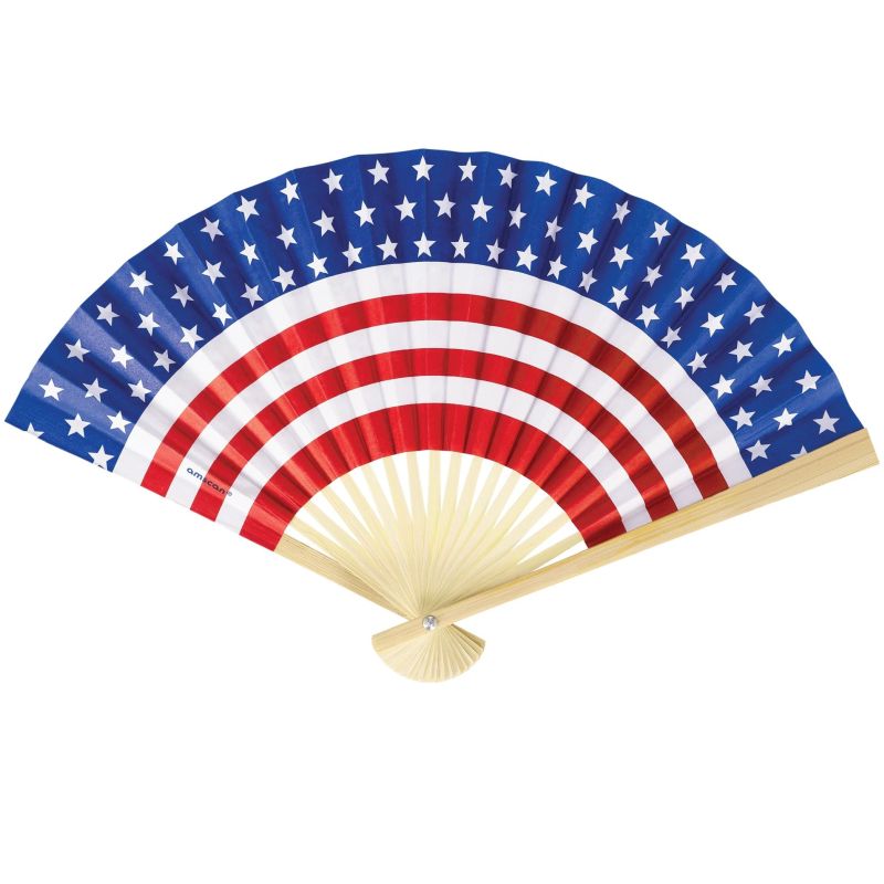 Patriotic Paper Fan: Party at Lewis Elegant Party Supplies, Plastic ...