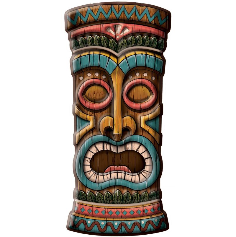 Tiki Embossed 3 Quart Plastic Pitcher