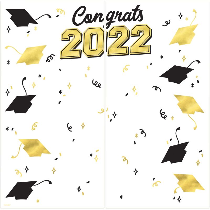 Graduation 2022 Grad Scene Setter Backdrop: Party at Lewis Elegant ...