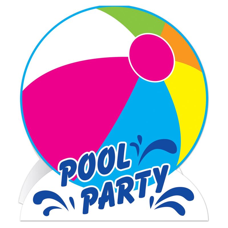 Pool Party 3-D Centerpiece: Party at Lewis Elegant Party Supplies ...