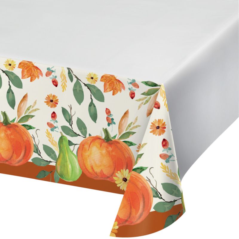 Giving Thanks Paper Tablecloth: Party at Lewis Elegant Party Supplies ...