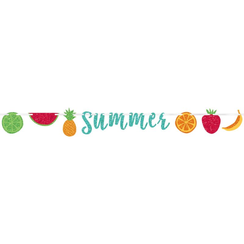 Summer Fruit Ribbon Letter Banner Party At Lewis Elegant Party