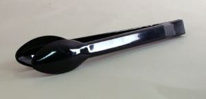 Plastic Tongs, 12 Black 11832  