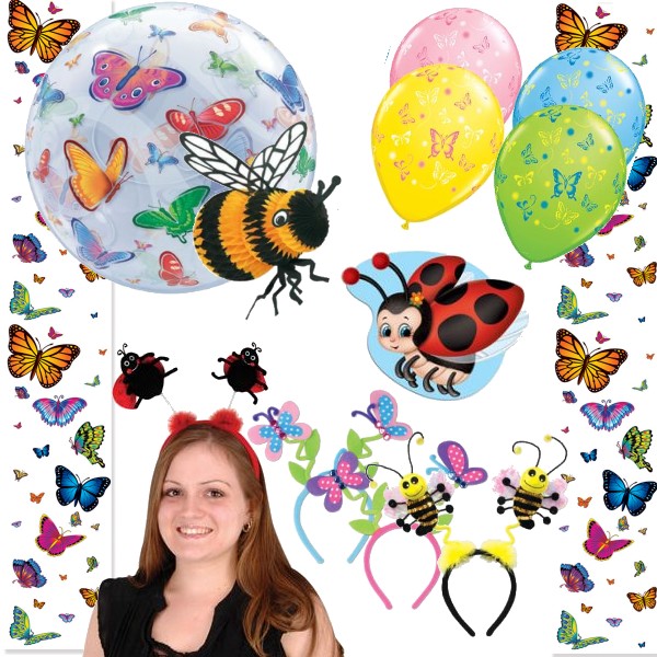 Lady Bugs and Butterflies Decorations